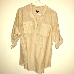 Talbots holiday sparkle top